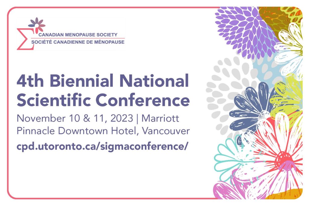 Canadian Menopause Society's 4th Biennial National Live Conference